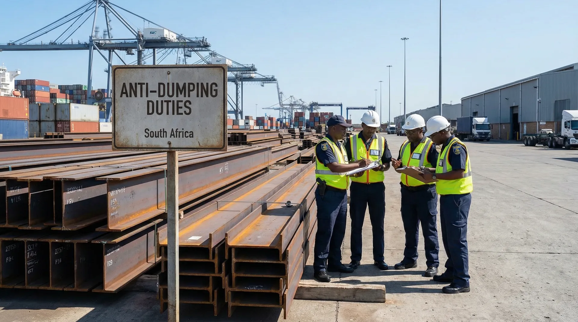 África do Sul impõe tarifas de até 74,98% sobre aço da China: mercado de importação muda