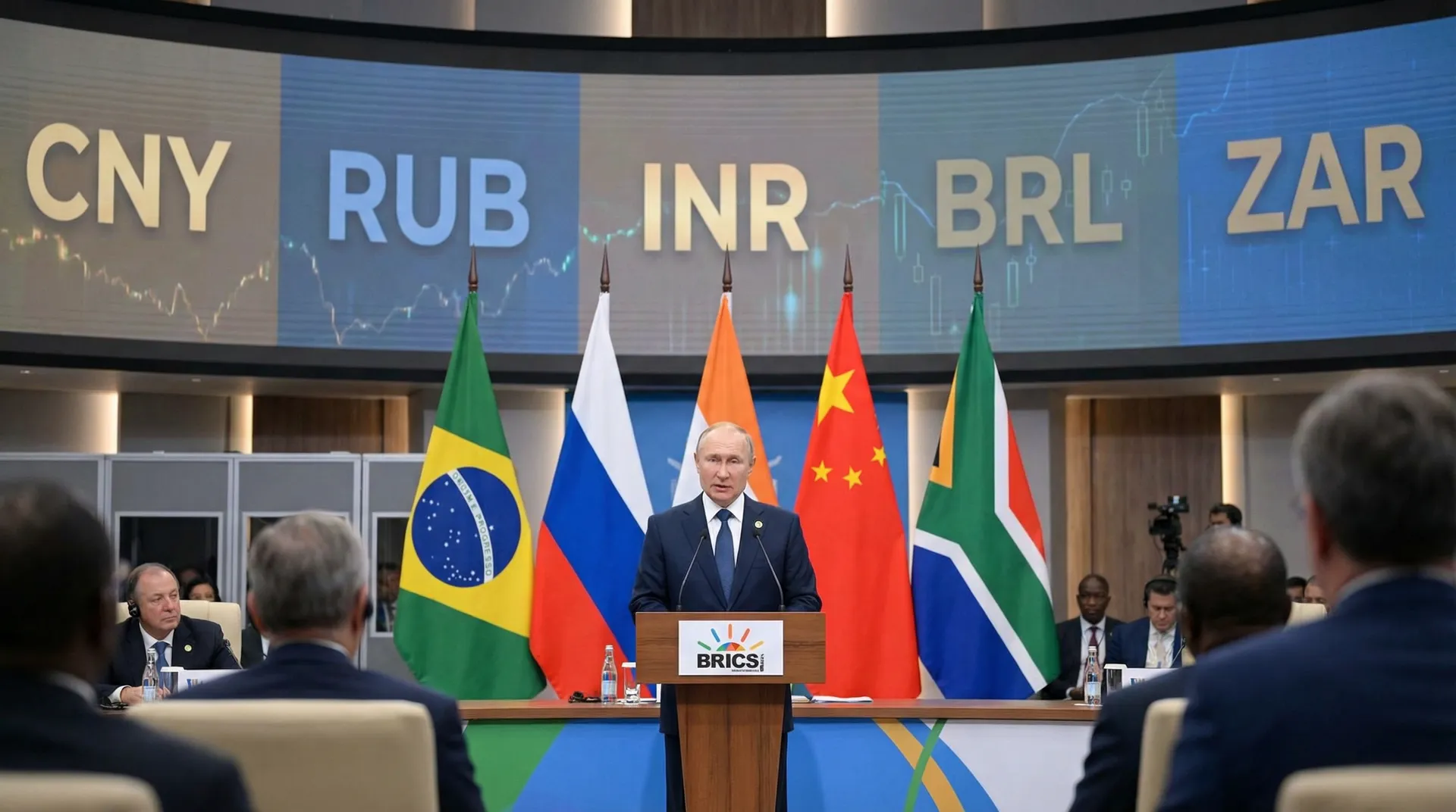 Putin apela à expansão dos cálculos em moedas nacionais: BRICS prepara novo circuito financeiro