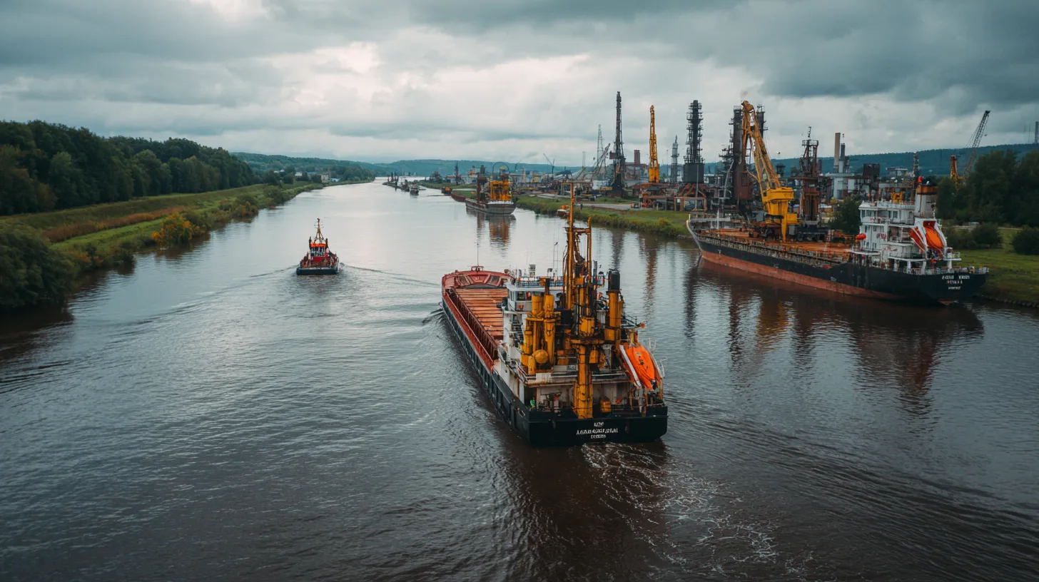 Perdas milionárias e portos ociosos: Rússia pode abandonar o aprofundamento do canal Volga-Cáspio