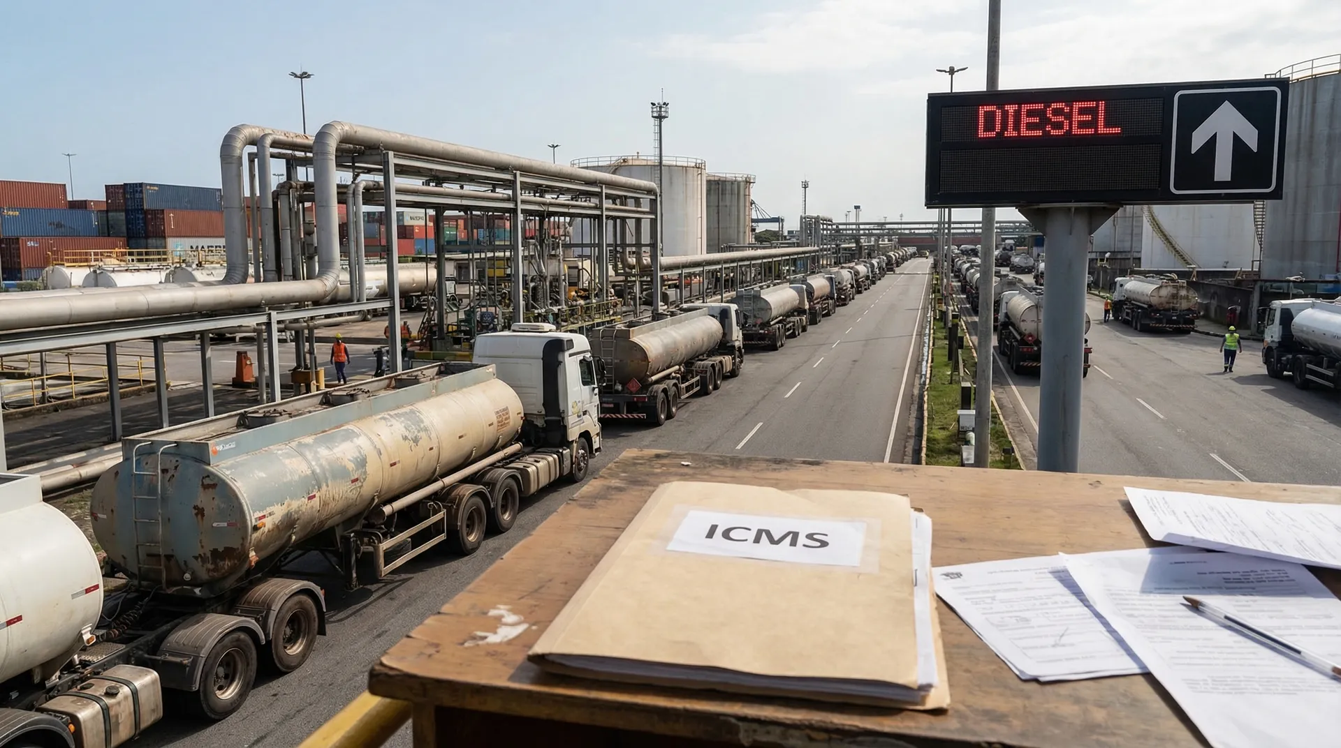 Brasil quer zerar ICMS na importação de diesel: um golpe no custo de logística