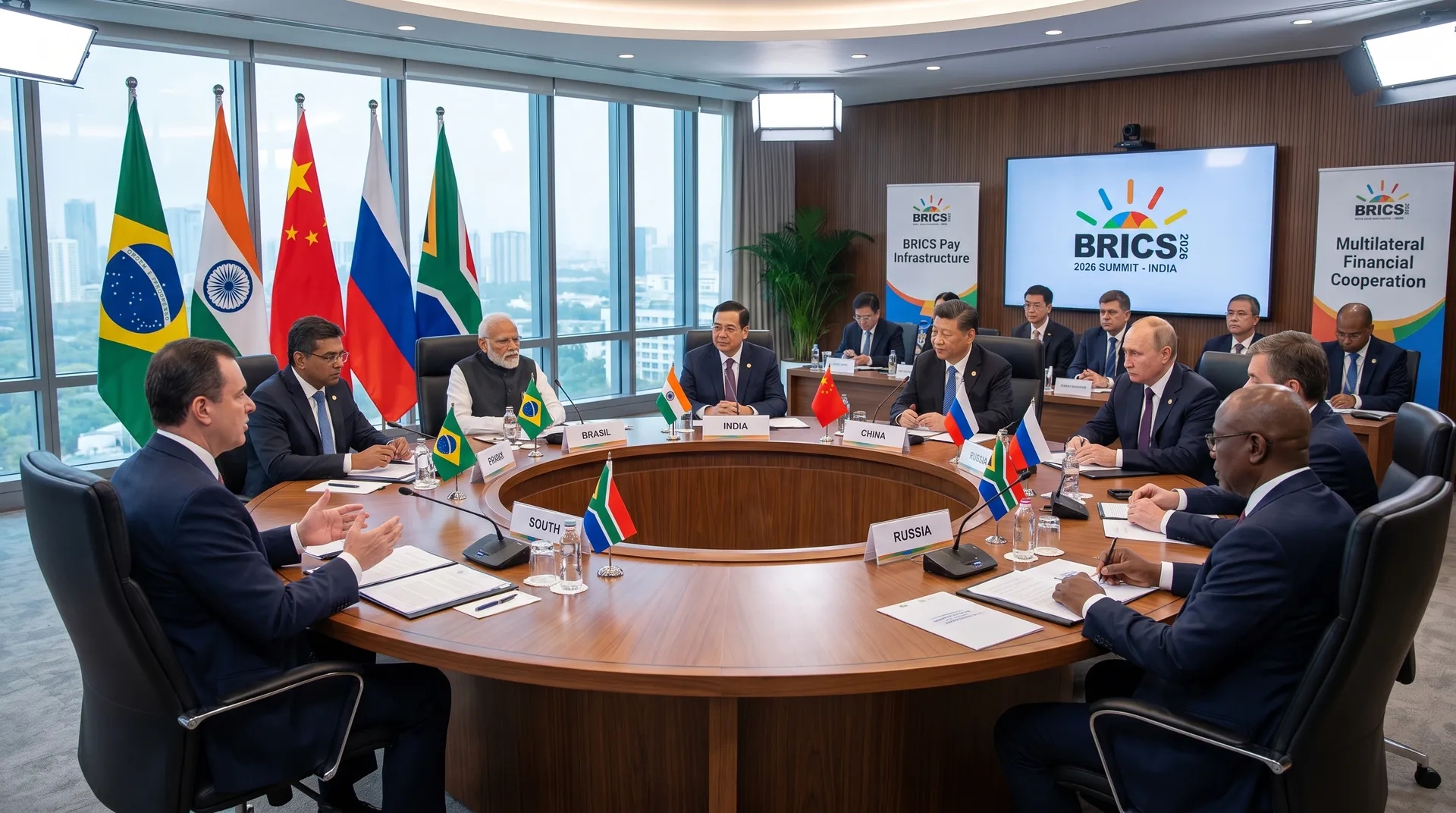 BRICS Pay vai à cúpula na Índia: Brasil Busca solução em 2026