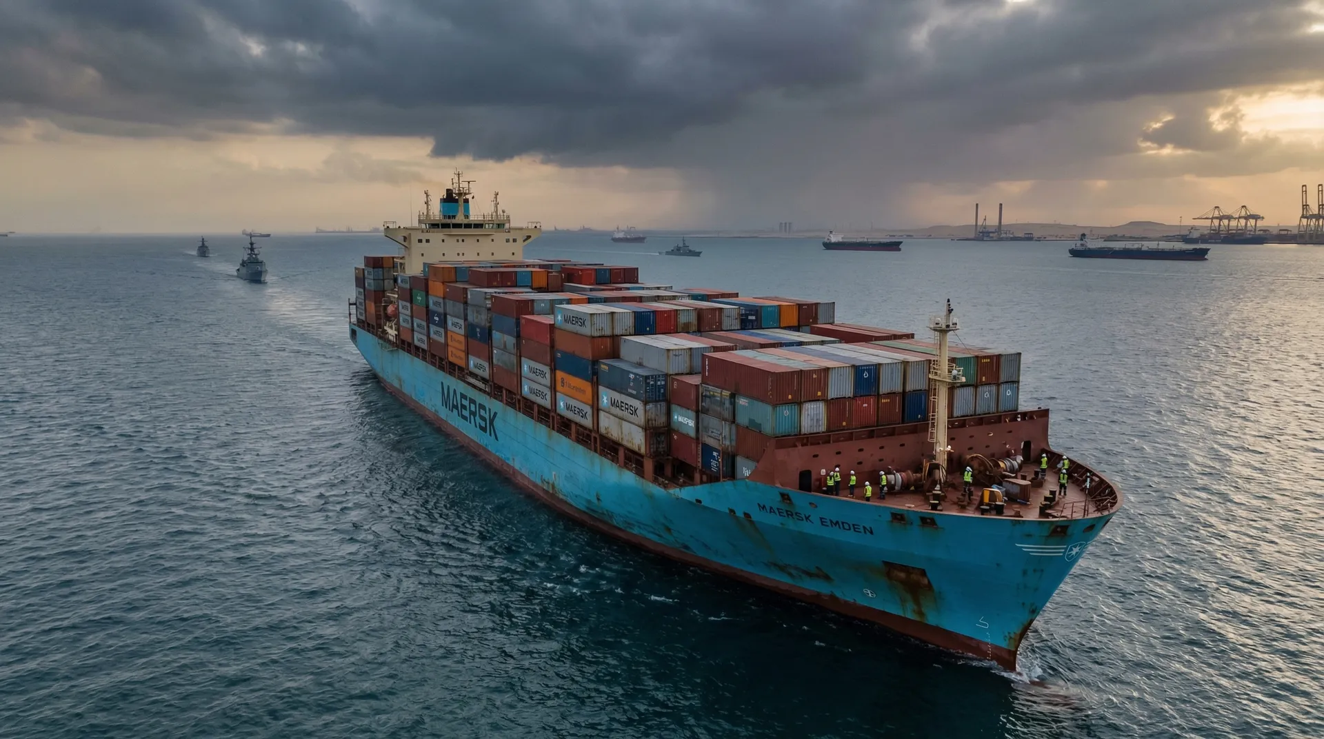 Linhas de contêineres interrompem maciçamente o transporte no Golfo Pérsico