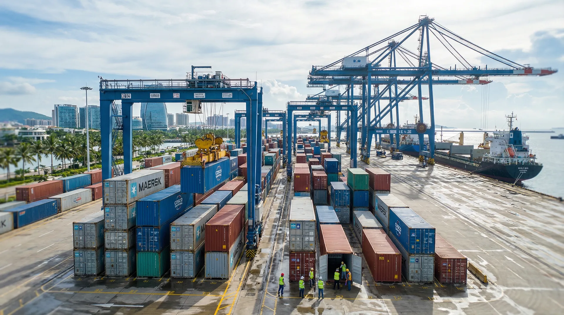 China acelera comércio através do porto de Hainan