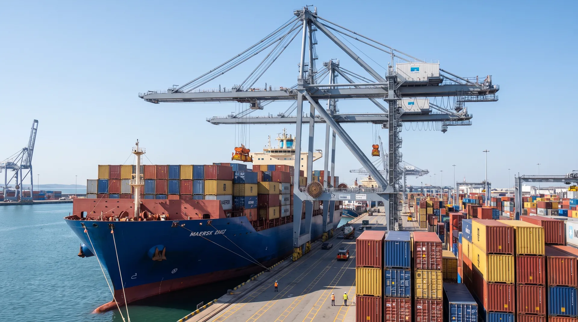 Maersk aumenta previsão: taxas caem lentamente, sem colapso