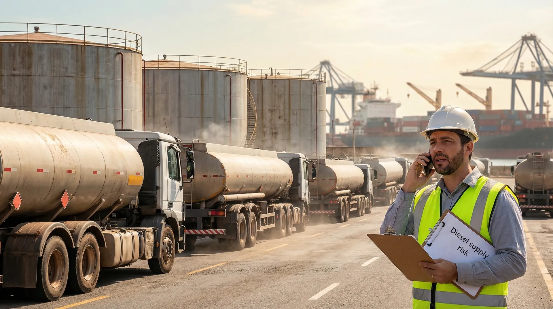 Brasil: risco de diesel aumenta e importações pesam sobre portos e logística